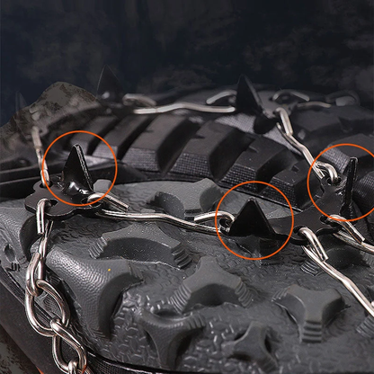 🥾 LIMITED-TIME 50% OFF! ❄️ Outdoor Anti-Slip Crampons – Stainless Steel Spikes, Quick-On, Multi-Sport ✨