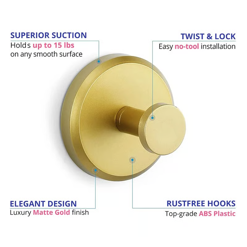 Heavy-duty adhesive wall hook
