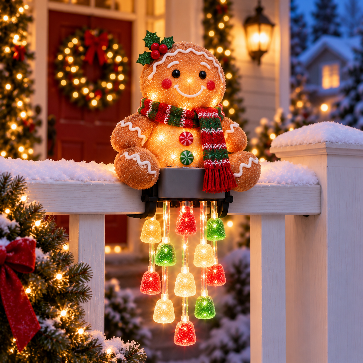 Christmas Character Cascade Lights
