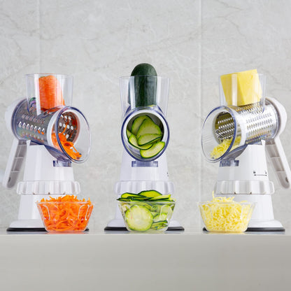 Hand-Cranked Vegetable Cutter