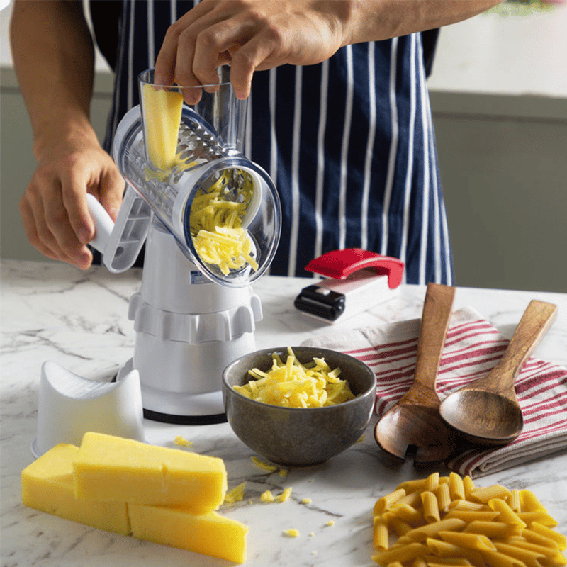 Hand-Cranked Vegetable Cutter