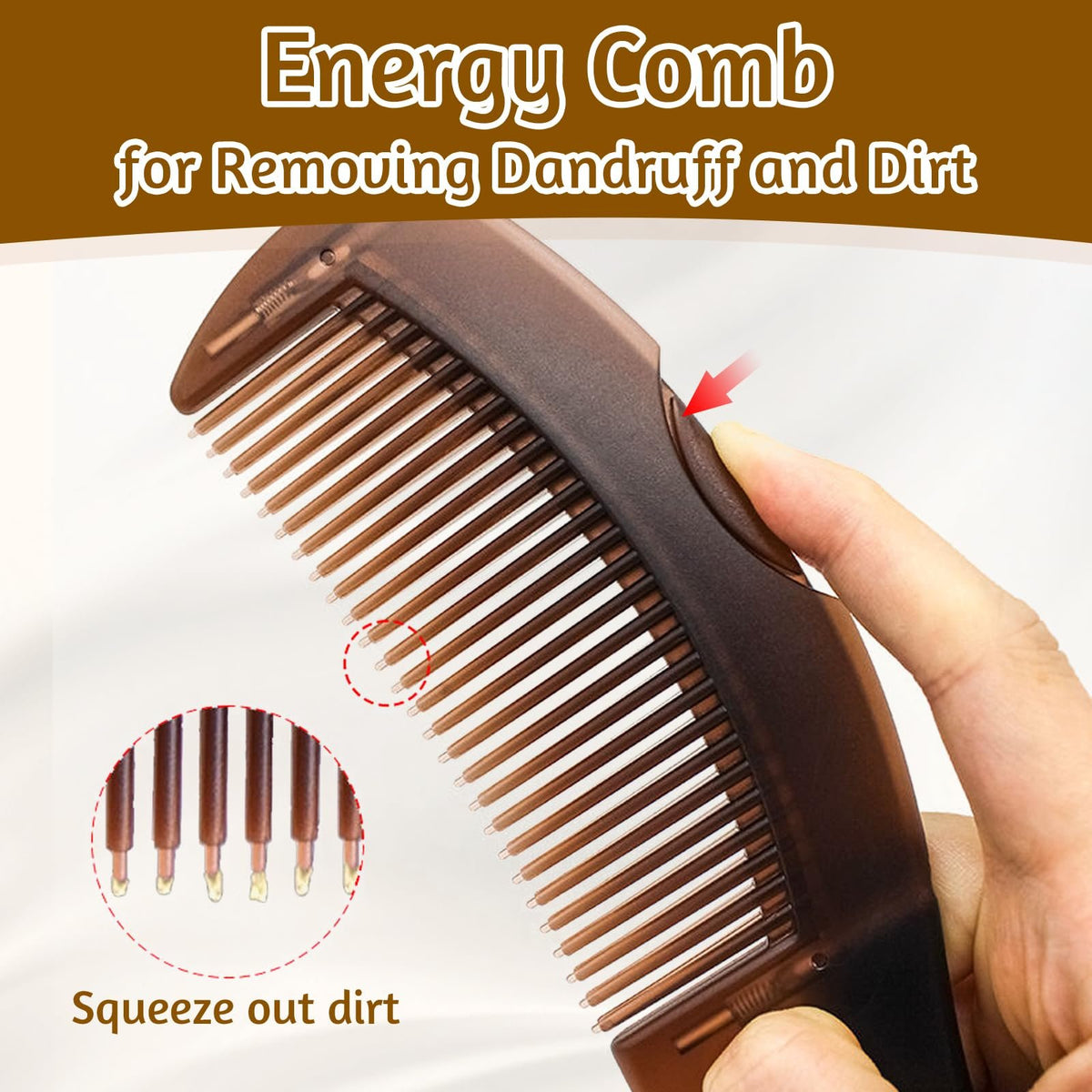 Hollow Tooth Dandruff Comb