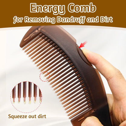 Hollow Tooth Dandruff Comb