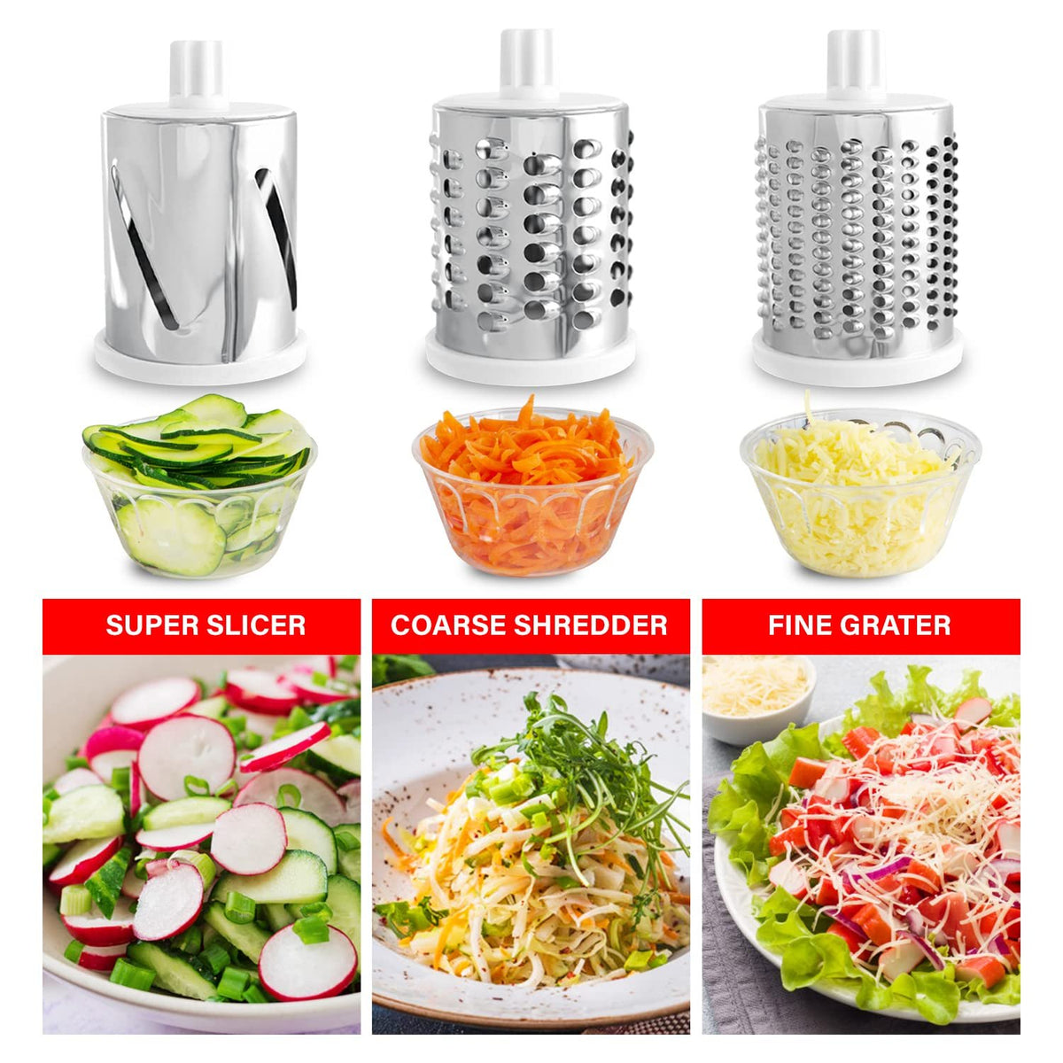 Hand-Cranked Vegetable Cutter