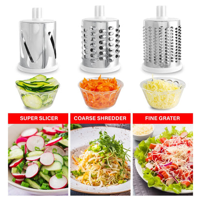 Hand-Cranked Vegetable Cutter