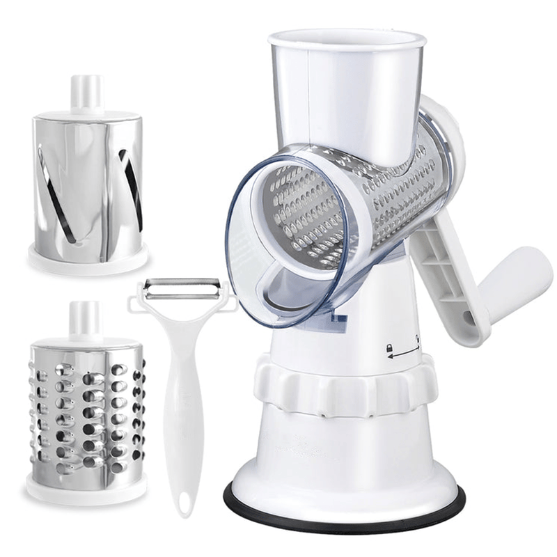 Hand-Cranked Vegetable Cutter