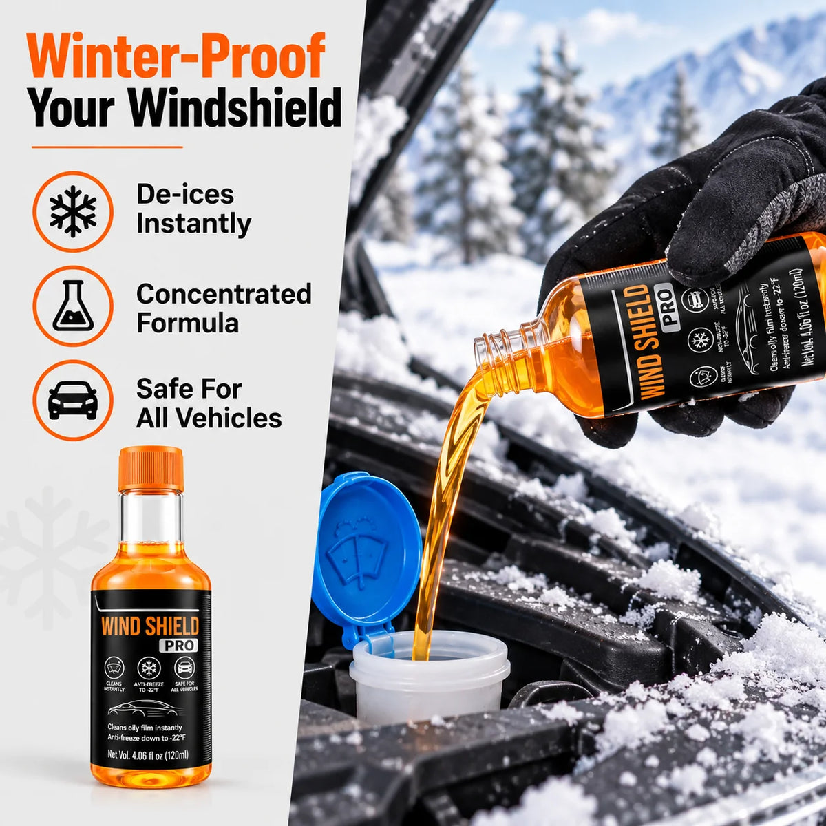🔥Hot Sale-49% OFF🔥Windshield ProConcentrate - ClearerGlass, Cleaner Vision inAny Season