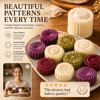💥 Can’t-Miss Deal - BUY 1 GET 1 FREE 🔥Creative Double-Ended Pastry Mold – Traditional Pastry & Dessert Press