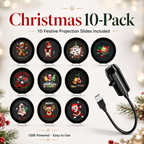 🌲👻60,000+ Sold-Plug & Play HD Holiday Projector for Christmas & Halloween Decor
