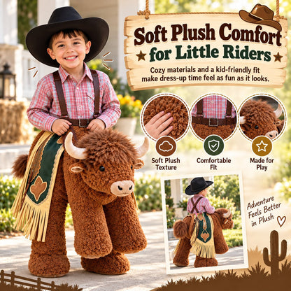 Children's Highland Bison Role-Playing Costume🤠