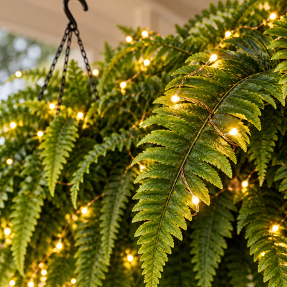 🌿Glowing Boston Fernswith Lights-ZeroWatering, Zero Maintenance