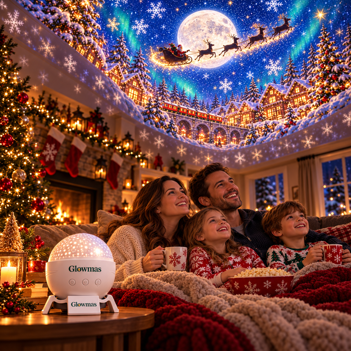 🏆 60,000+ Sold - 🎄Glowmas™ Christmas Room Projector