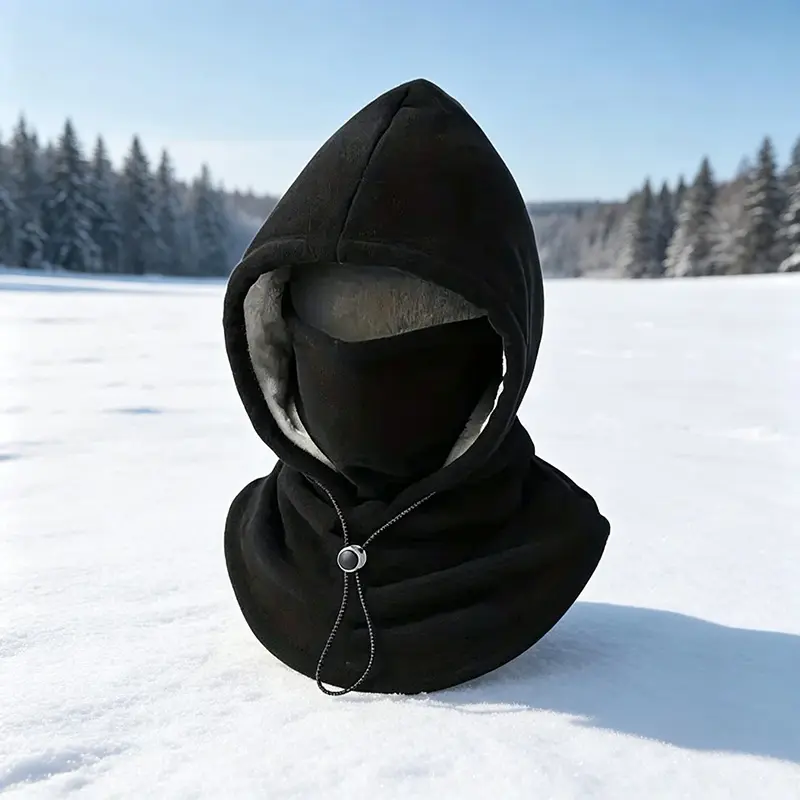 ⏳ Last Day 49% OFF – 🥶 Fleece Balaclava Hood – Full Face & Neck Winter Protection for Outdoor Adventures
