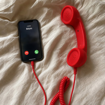 ☎️ Retro Classic Phone Handset – Turn Your Smartphone Into a Classic Call/Type C