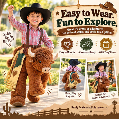 Children's Highland Bison Role-Playing Costume🤠