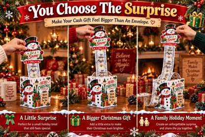 Christmas Pull-Out Cash Gift Box