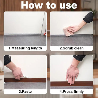 6.4Ft Door Weather Stripping | Adhesive Draft Stopper Seal Strip for Doors, Windows & Shower Doors