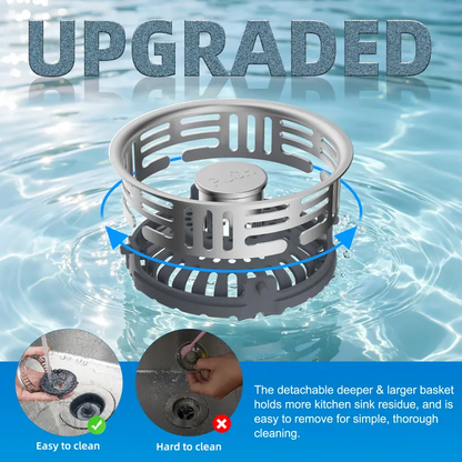 3-in-1 Kitchen Sink Strainer