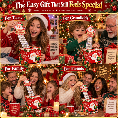 Christmas Pull-Out Cash Gift Box