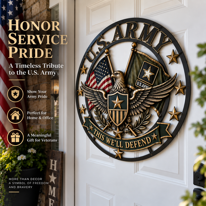 🇺🇸 U.S. Army “This We’ll Defend” Veteran Honor Wall Tribute 🦅