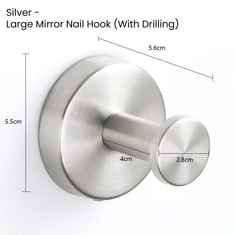 Heavy-duty adhesive wall hook