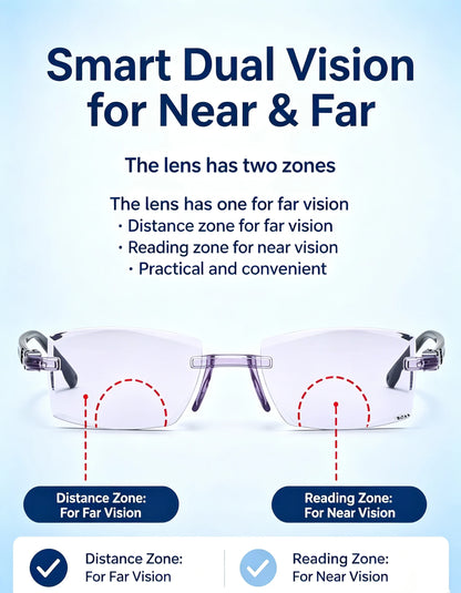 [Regain Your Youthful Vision] Smart Zoom Diamond-Cut Reading Glasses