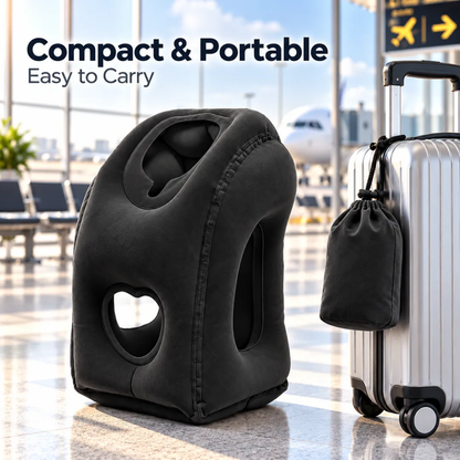 ✈️ Inflatable Airplane Sleep Pillow – Sleep Better on Every Flight
