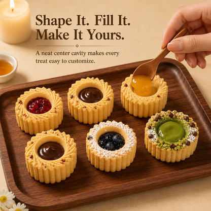 🔥2026 Hot Sale🔥Hand-Press Pastry Mold Set