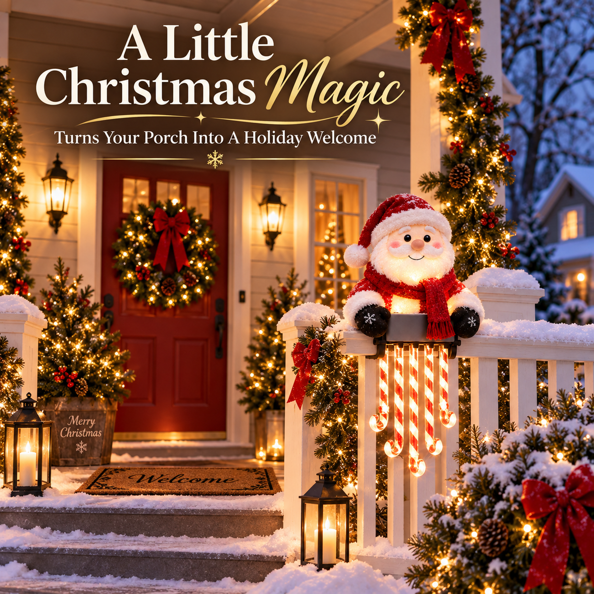 Christmas Character Cascade Lights