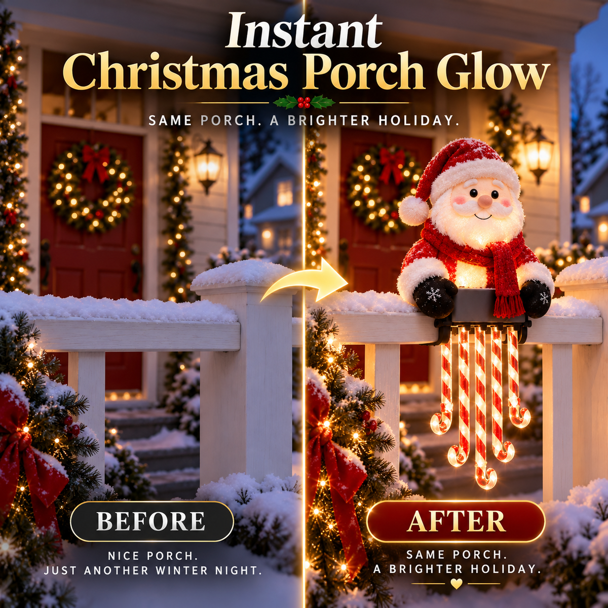 Christmas Character Cascade Lights