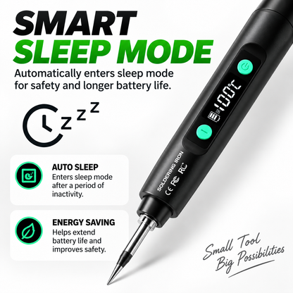 🔥🛠️ Cordless Digital Soldering Iron Kit — Fast Heat. Precise Control. Repair Anywhere.