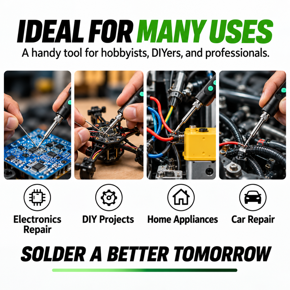 🔥🛠️ Cordless Digital Soldering Iron Kit — Fast Heat. Precise Control. Repair Anywhere.