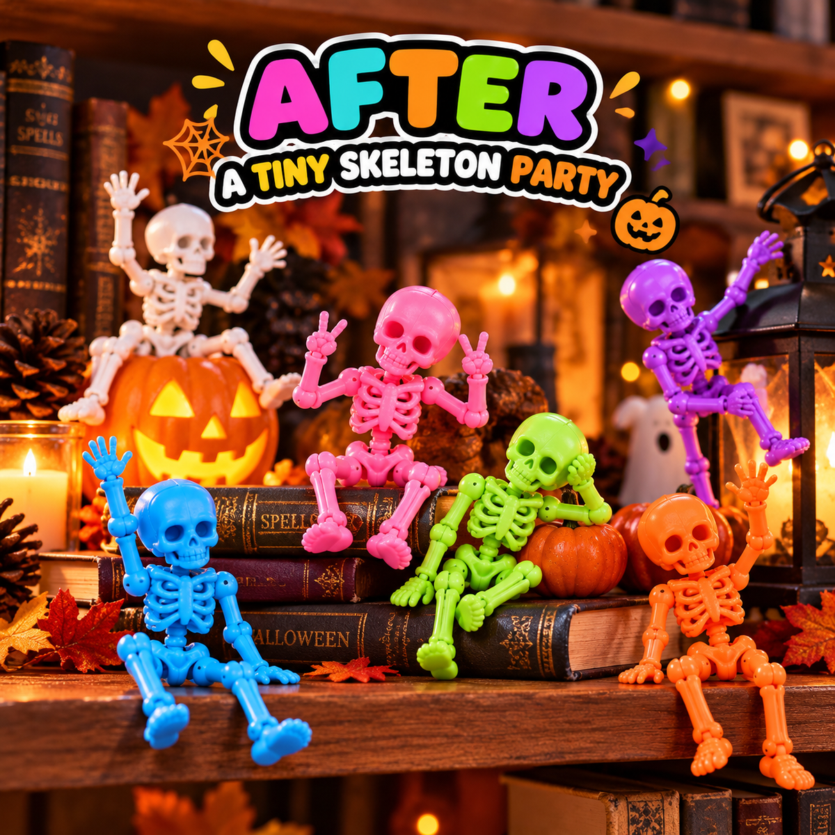 3D Printed skeleton Mini Statues