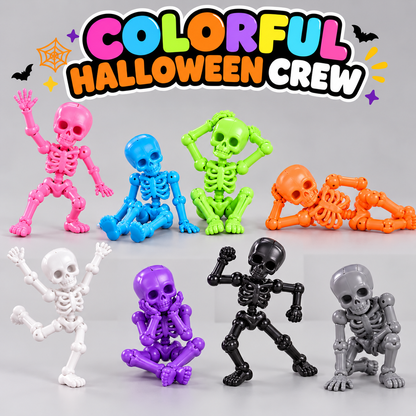 3D Printed skeleton Mini Statues