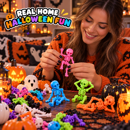 3D Printed skeleton Mini Statues