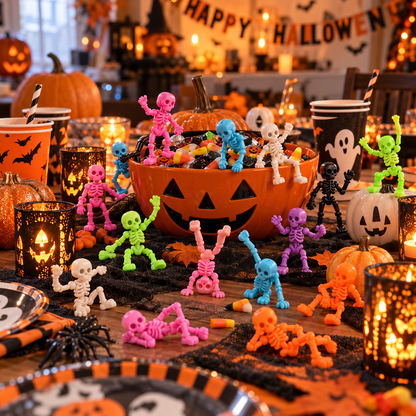 3D Printed skeleton Mini Statues
