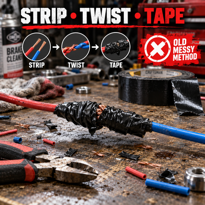 No-Strip Quick Wire Connector™ – Fast, Clean & Reusable Automotive Wiring Solution