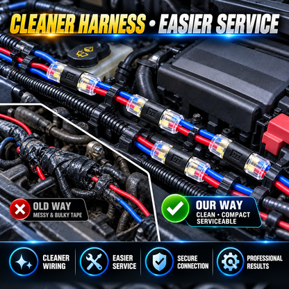No-Strip Quick Wire Connector™ – Fast, Clean & Reusable Automotive Wiring Solution