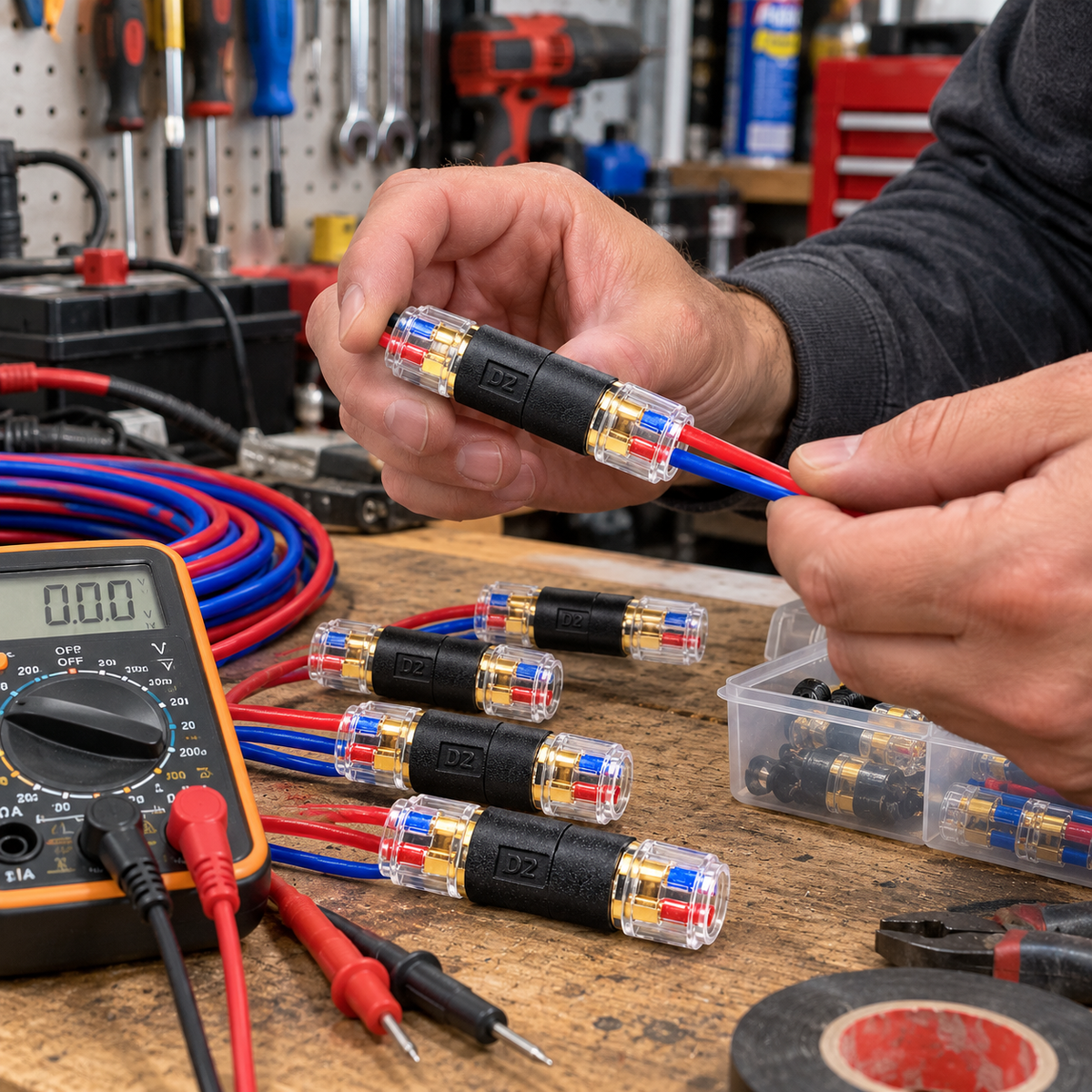 No-Strip Quick Wire Connector™ – Fast, Clean & Reusable Automotive Wiring Solution