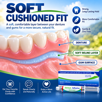 🔥Last Day | 40% OFF🔥Denture Adhesive Kit