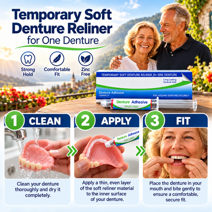 🔥Last Day | 40% OFF🔥Denture Adhesive Kit