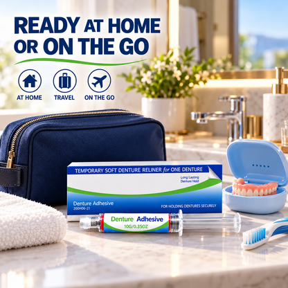🔥Last Day | 40% OFF🔥Denture Adhesive Kit