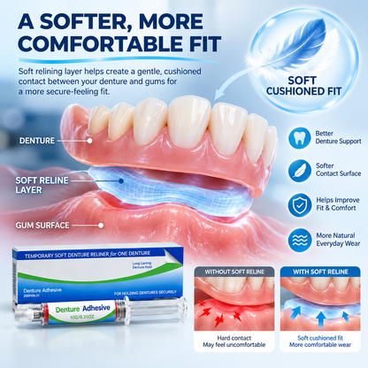 🔥Last Day | 40% OFF🔥Denture Adhesive Kit