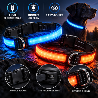 GlowPaw LED Safety Collar™