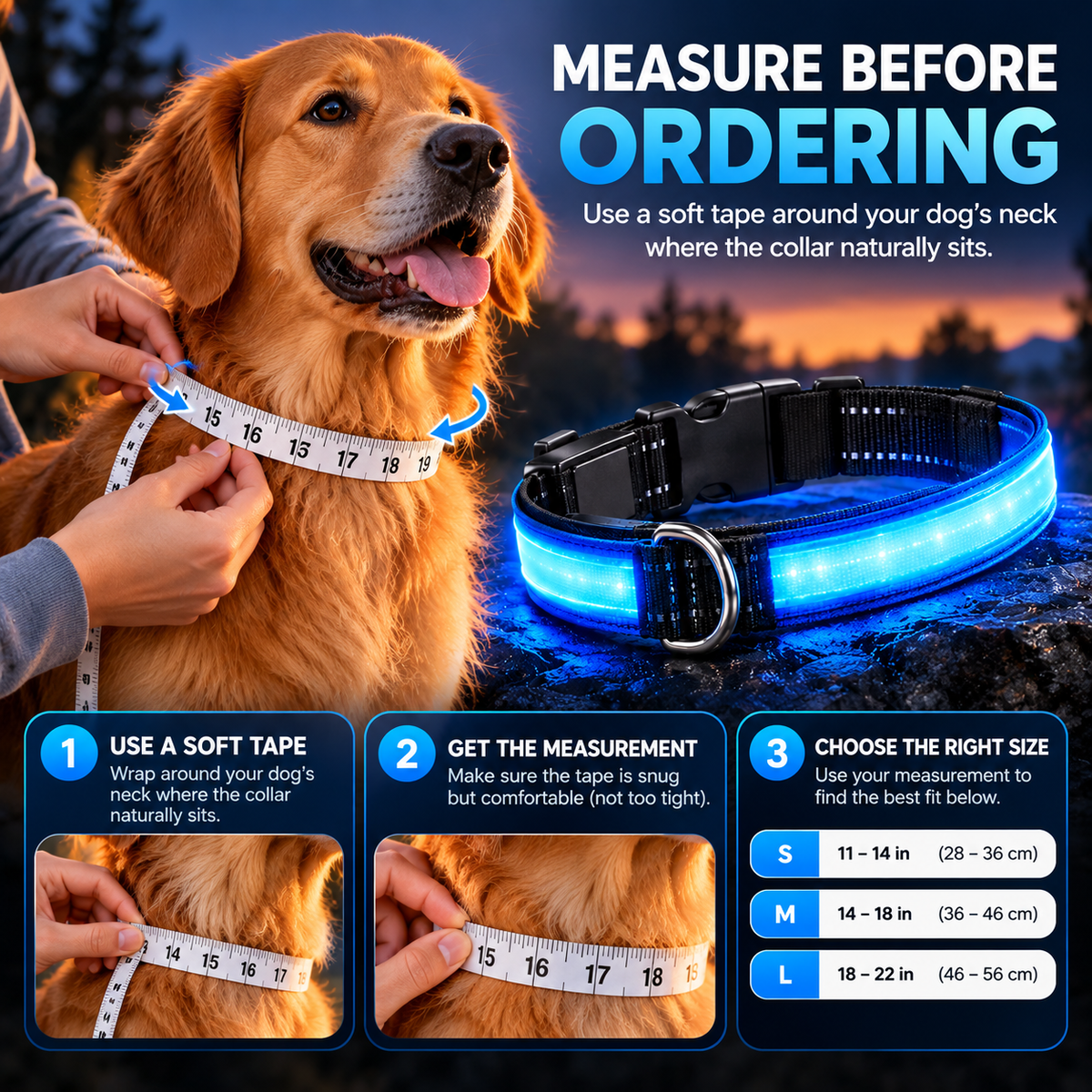 GlowPaw LED Safety Collar™