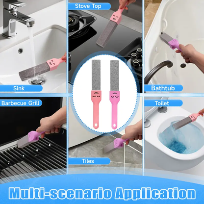 Pumice stone toilet brush