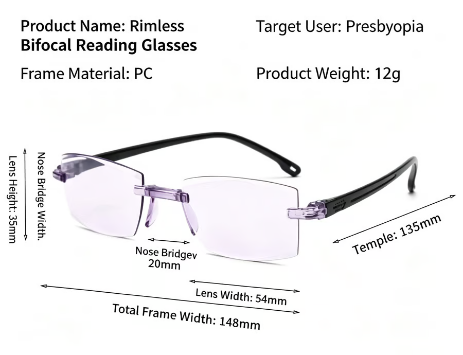 [Regain Your Youthful Vision] Smart Zoom Diamond-Cut Reading Glasses