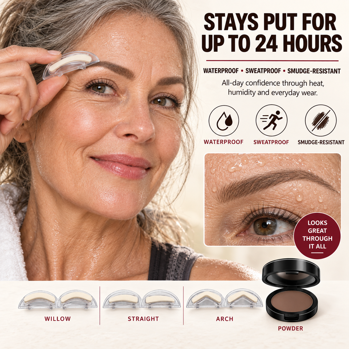 ⚡️Stock Sells Fast! ⚡️Browlyn Eyebrow Stamp