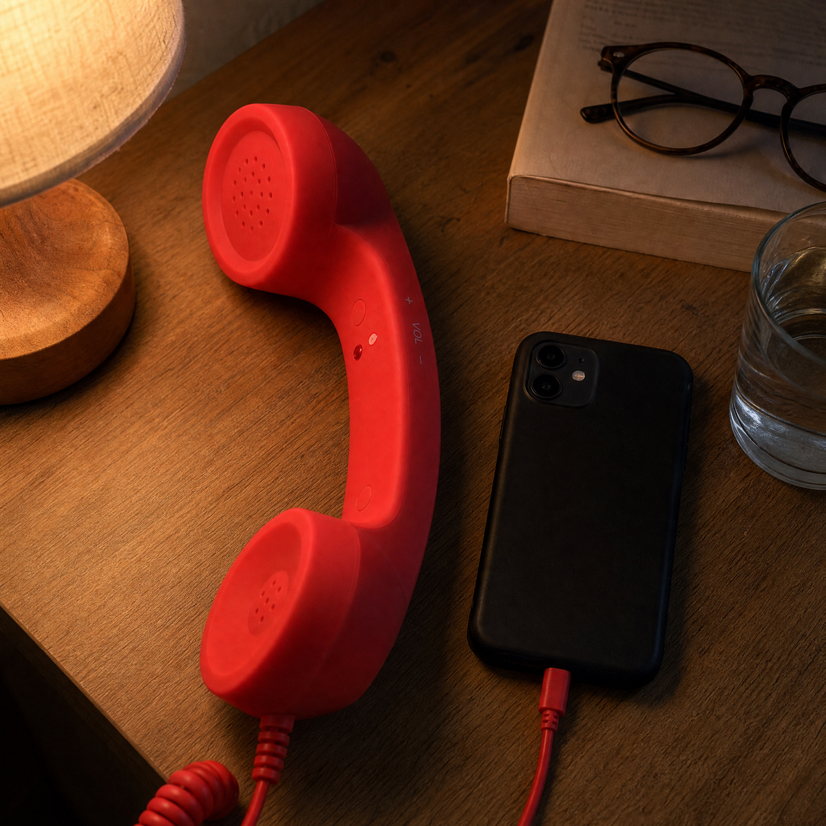 ☎️ Retro Classic Phone Handset – Turn Your Smartphone Into a Classic Call/Type C