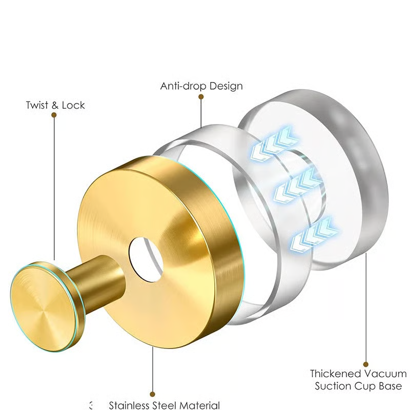 Heavy-duty adhesive wall hook
